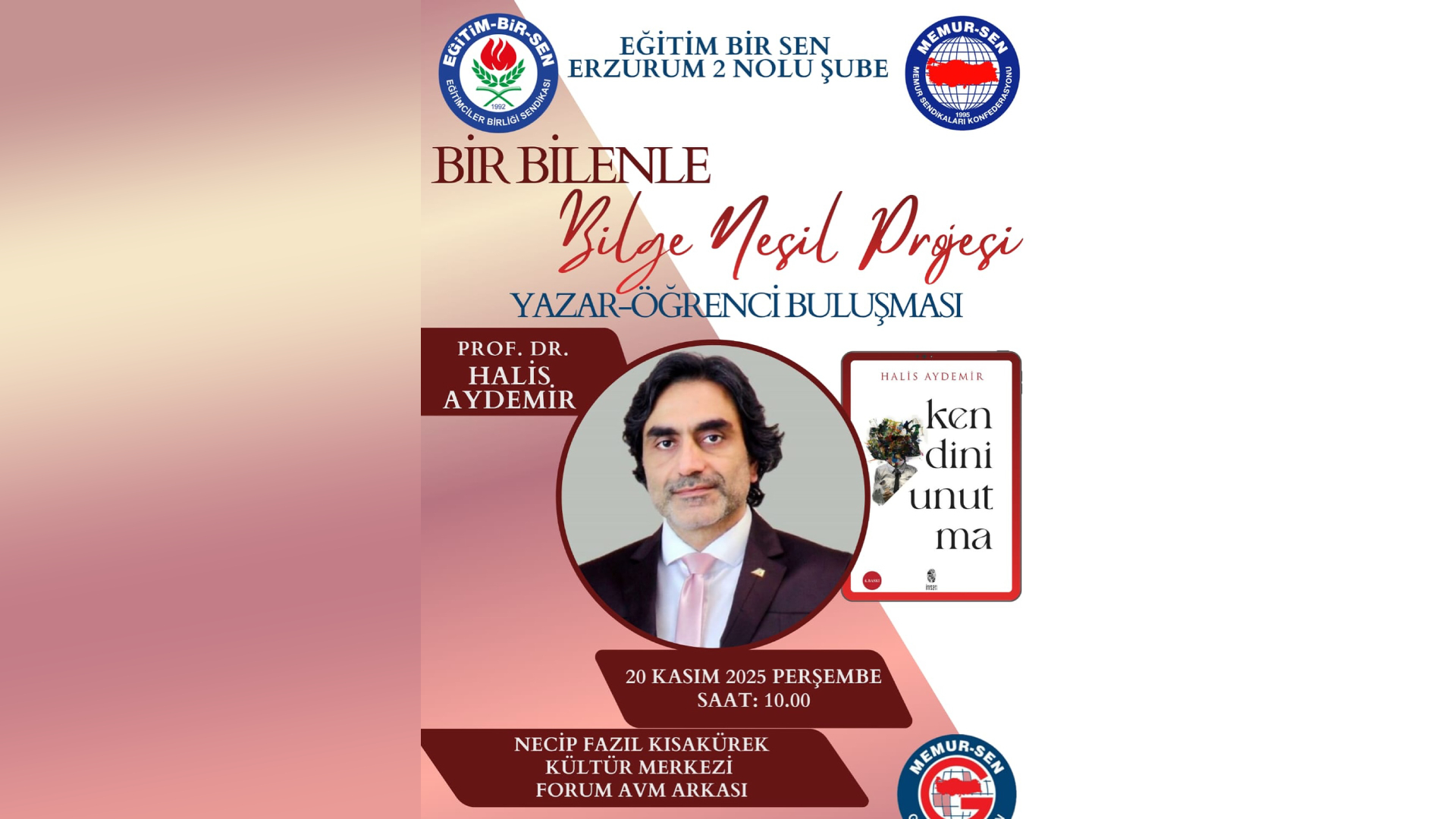 Bir Bilenle Bilge Nesil Projesi - Yazar Öğrenci Buluşması