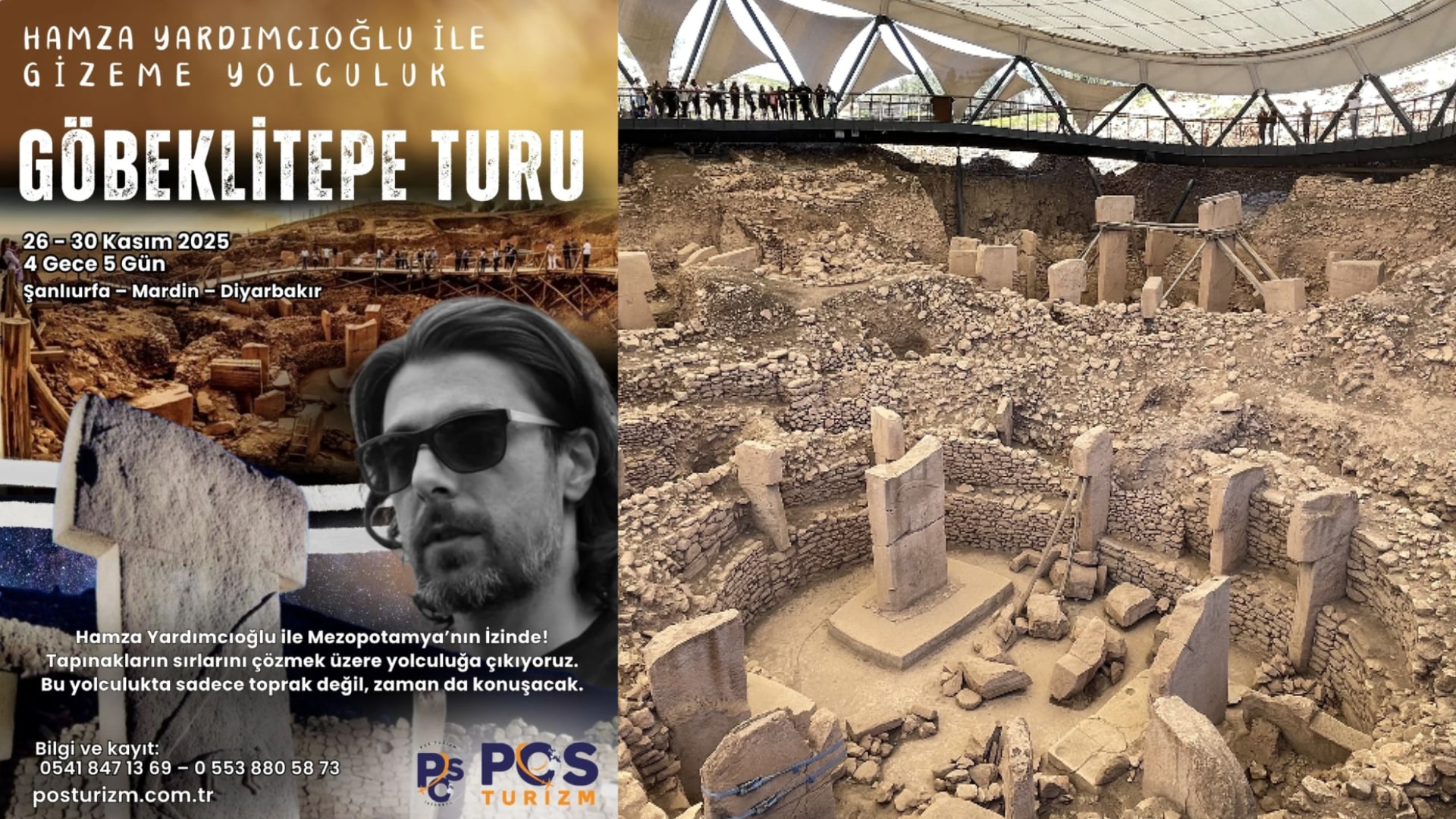 Hamza Yardımcıoğlu ile gizeme yolculuk Göbekli tepe turu